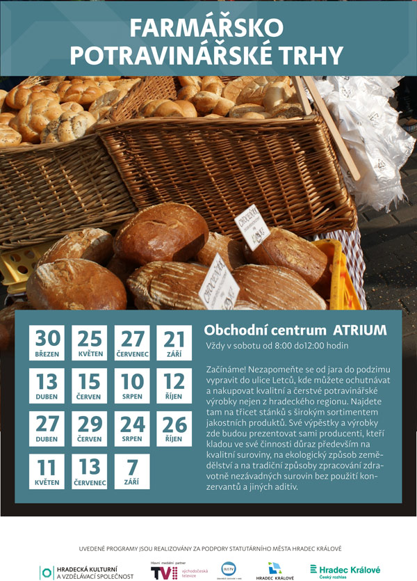Farmářské trhy- Hradec Králové- říjen 2019- OC ATRIUM - Ulice Letců- OC ATRIUM, Hradec Králové